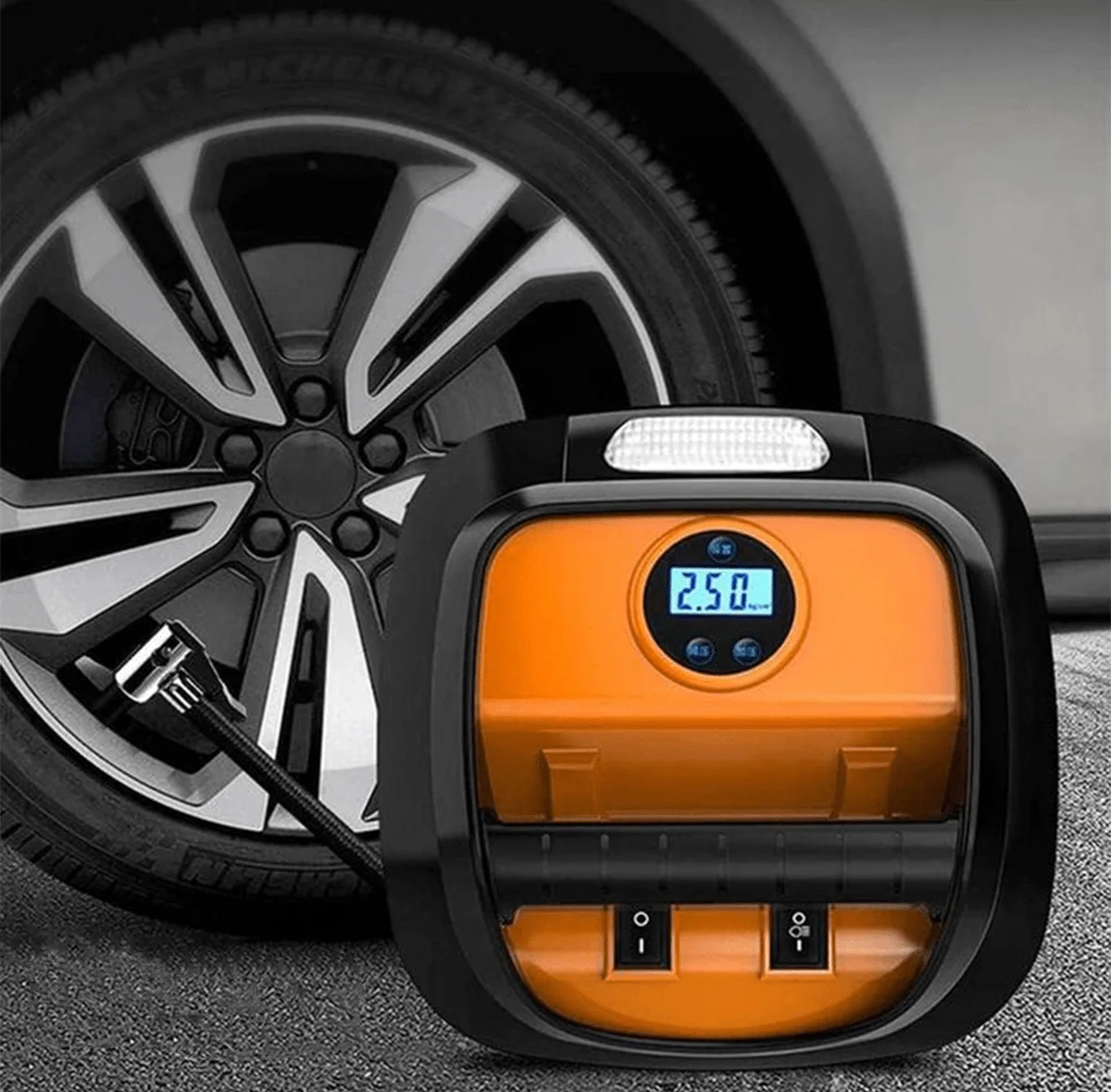 مضخة هواء محمولة للسيارة