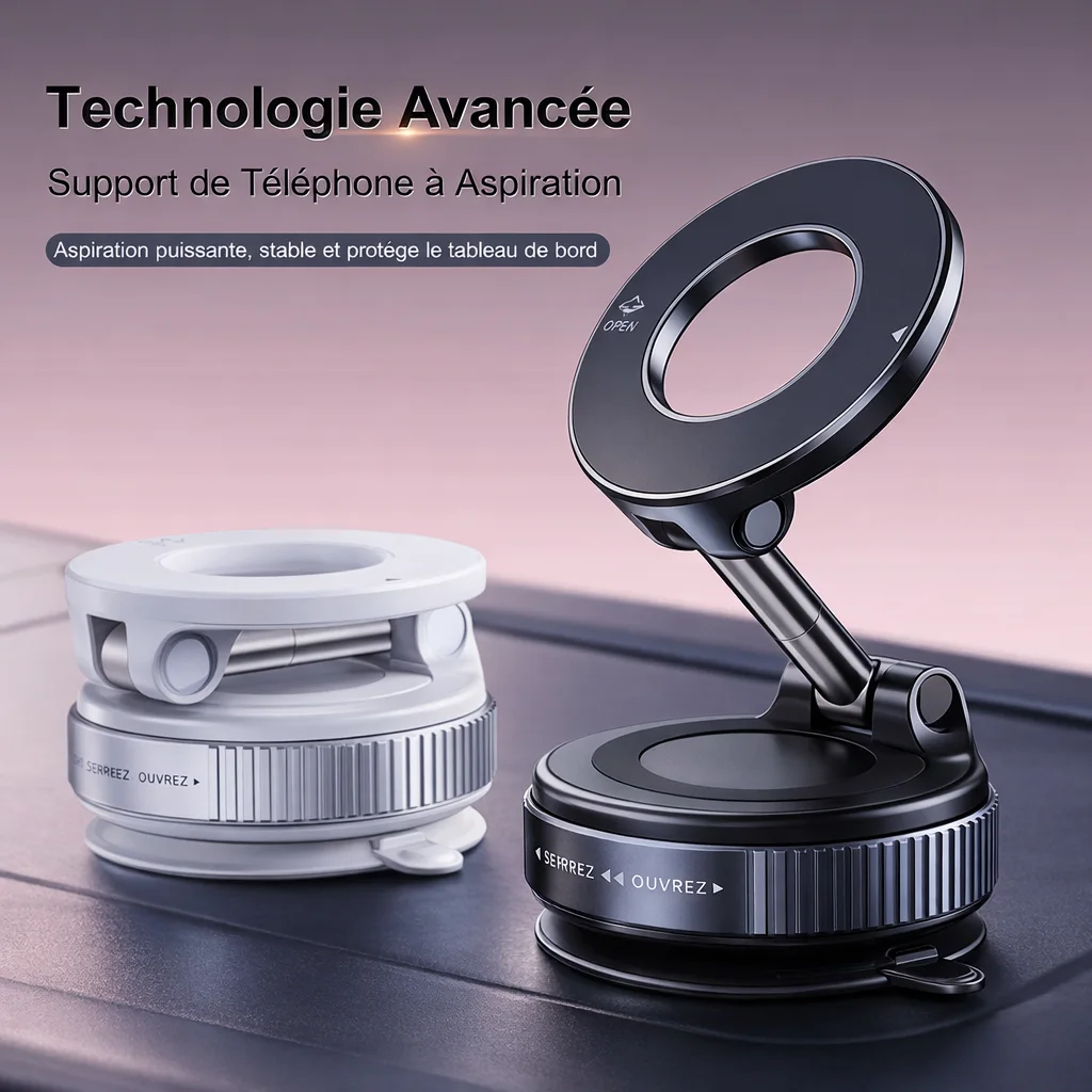 Support Téléphone Magnétique Premium