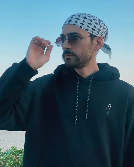 capuche oversize palastine