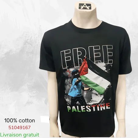 t-shirt palestine cotton 100%