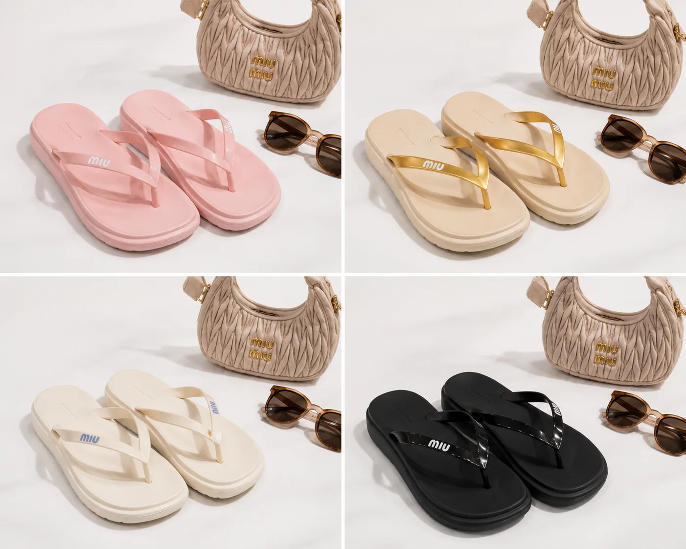 SANDALE MIU MIU Flip Flops