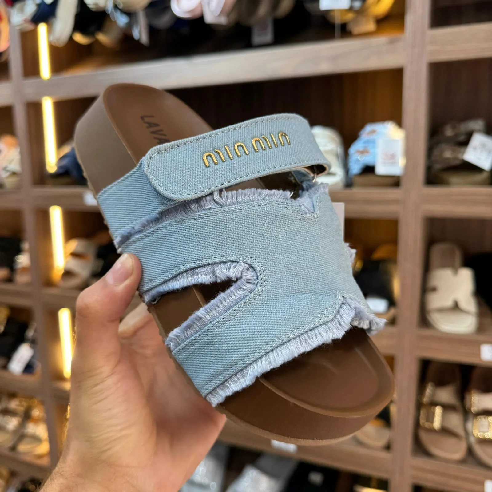 Sandale Confort Jeans