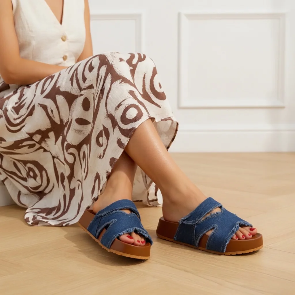 Sandale Confort Jeans