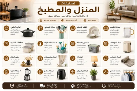 المنزل ولمطبخ