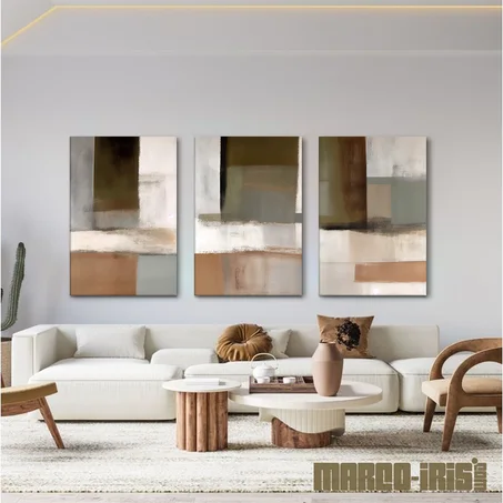 ABSTRACT RECTANGULAR ART SET