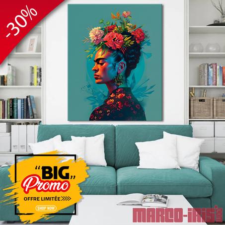 MRS FRIDA WITH FLOWERS