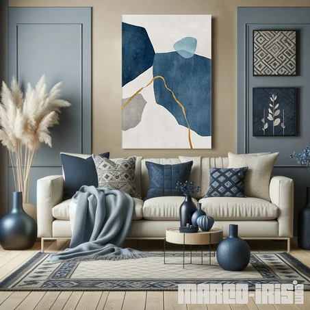 ABSTRACT GOLDEN LINE