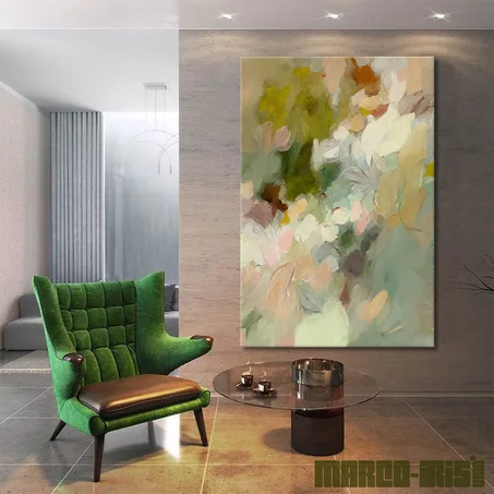 ABSTRACT GREEN TOUCH