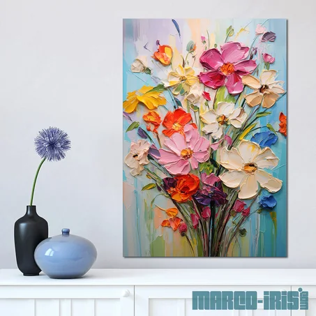OIL BOUQUET OF FLOWERS