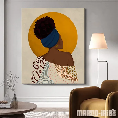 AFRO GIRL BACK SIDE