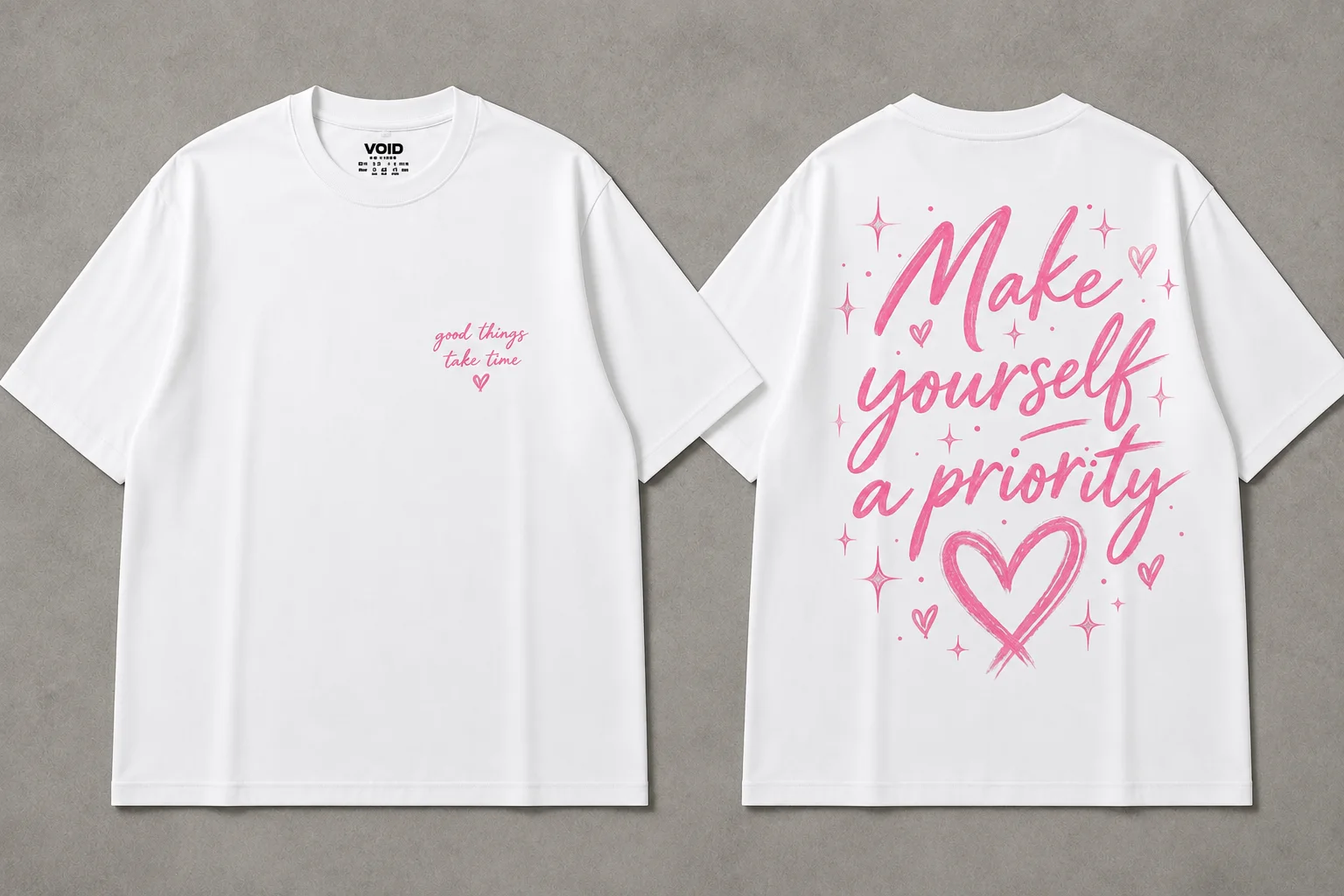 PRIORITY TEE — PINK