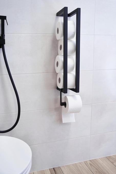 حامل ورق تواليت جداري بتصميم عصري