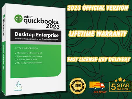 QuiсkBооkѕ Dеѕktор Enterprise Solutions 2023 Latest Version - official digital key for lifetime