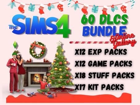 The Sims 4 Complete Collection With all DLC Expansions 67+ Stuff Packs, Game Packs, Kits - PC Windows