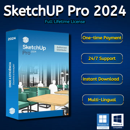 SketchUP Pro 2024 Full Lifetime License