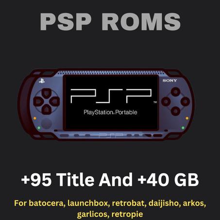 +95 PSP Game roms and Over 40 GB file
