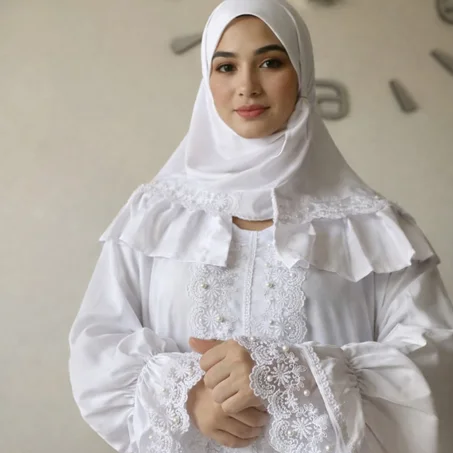 عباية الصلاة مع الشان الخاص بيها