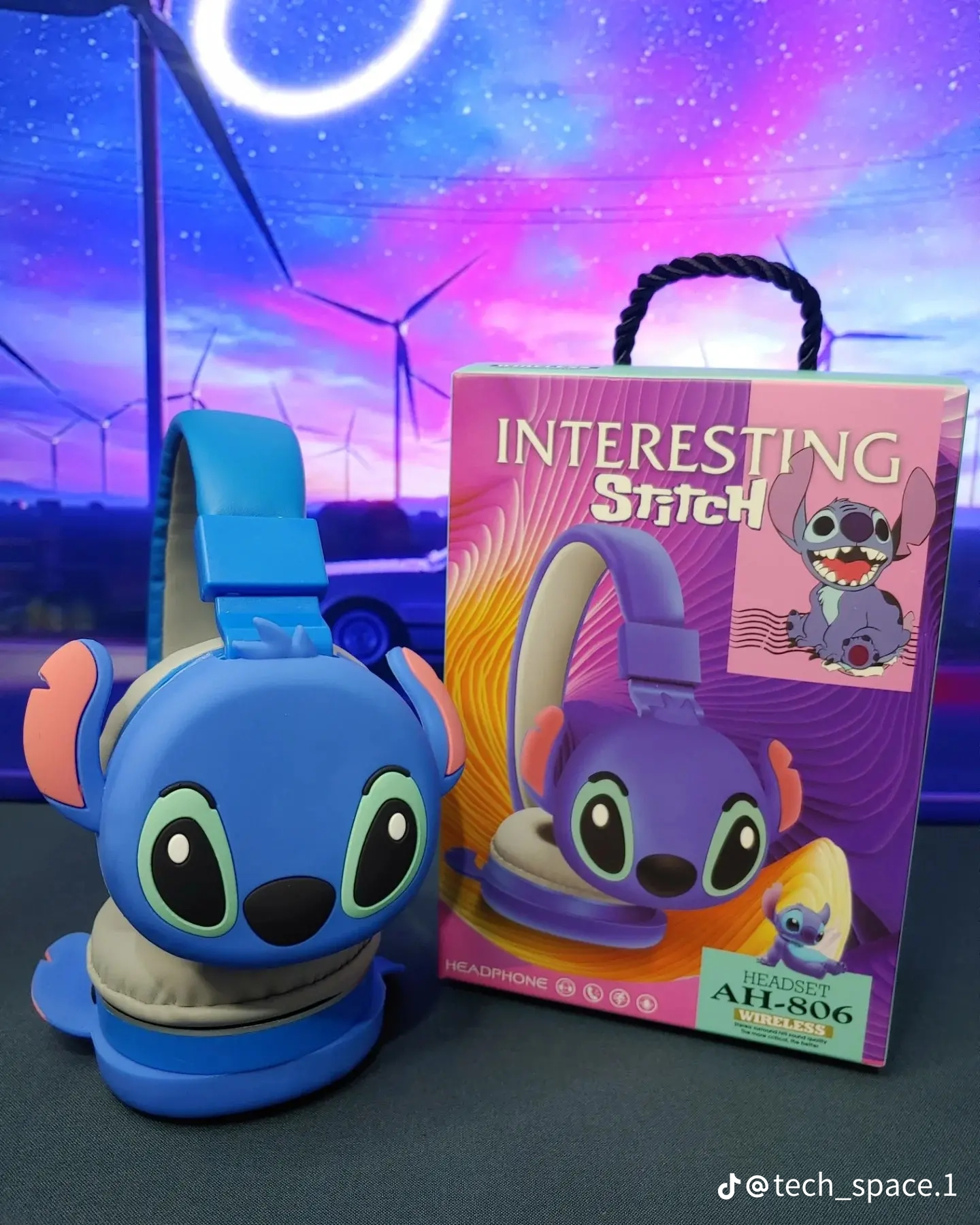 🎧 ولدك يحب STITCH؟ هذي السماعة راح يعشقها من أول نظرة 💙