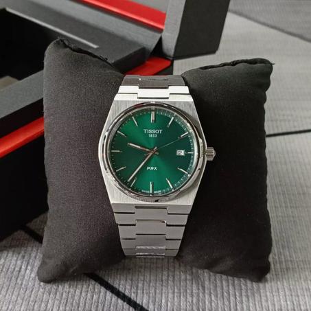 Tissot PRX Quartz – Green Dial, Stainless Steel