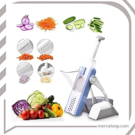 قطّاعة الخضر متعددة الشفرات لنتائج دقيقة وسريعة