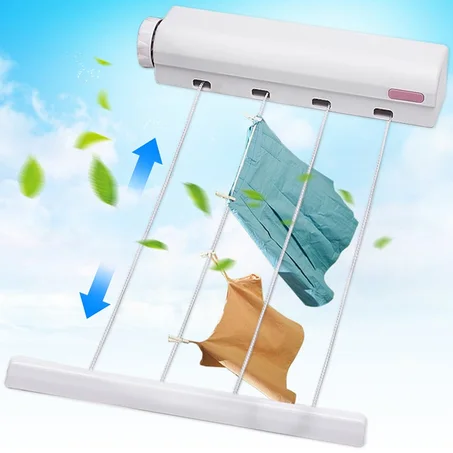 نشار الغسيل 4 في 1 القابل للتمديد