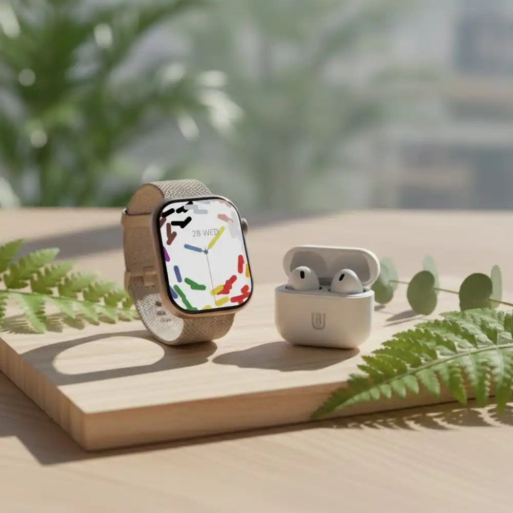 smart watch w9 pro max and air pods j50