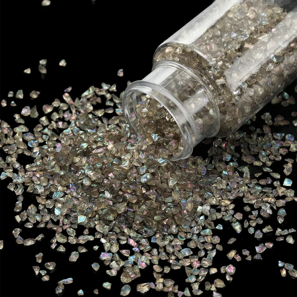 Verre Concassé Pour Résine Irrégulière Métalliquemini