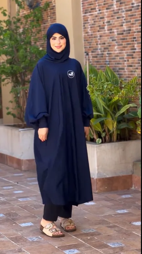 Burkini avec pantalan - بوركيني شرعي ref50