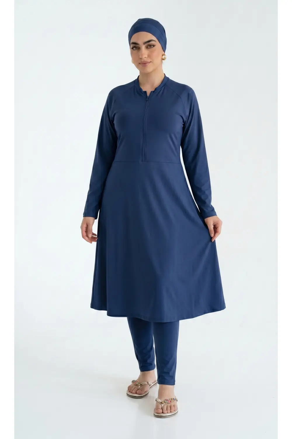 Burkini 3 Pièces en Tissu Cyclisme Premium