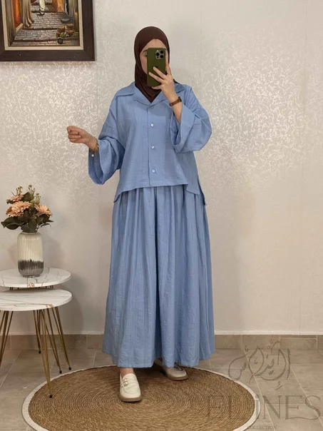 Ensemble en crêpe Zara moderne ✨