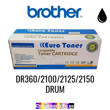 BROTHER DR360/2100/2125/2150 DRUM NOIR