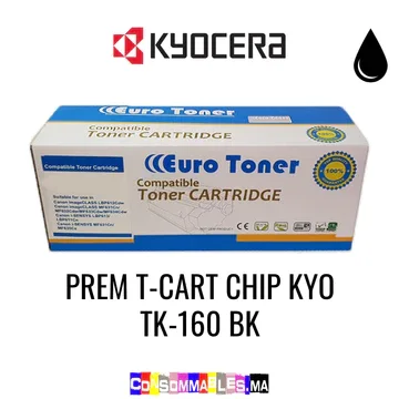 KYOCERA PREM T-CART CHIP KYO TK-160 BK NOIR