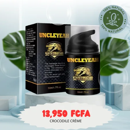 Uncleyeah Crocodile Crème, la solution naturelle pour une VIE SEXUELLE épanouissante!