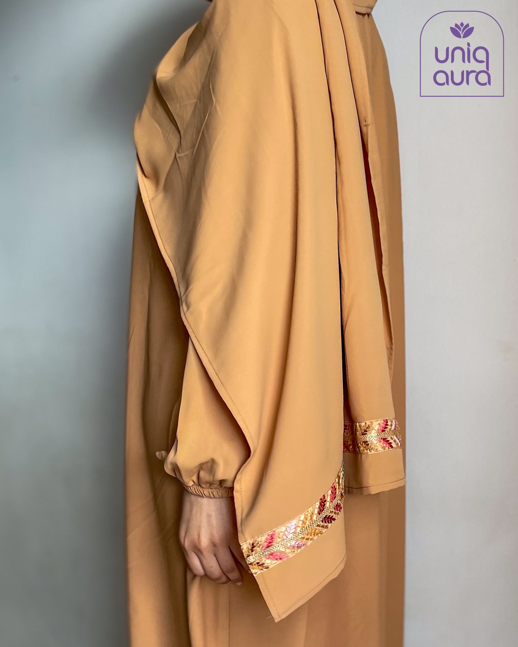 Abaya de prière beige