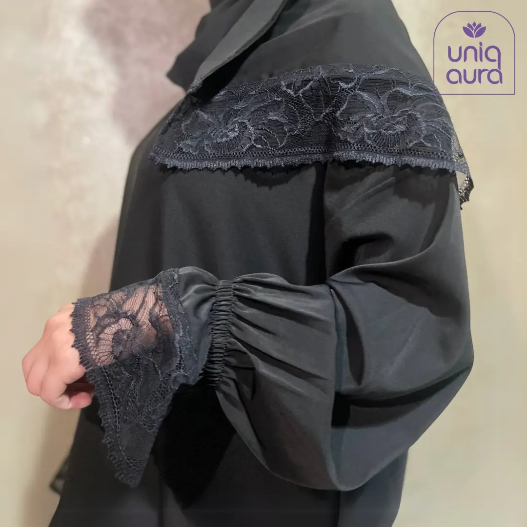 Abaya de prière noire