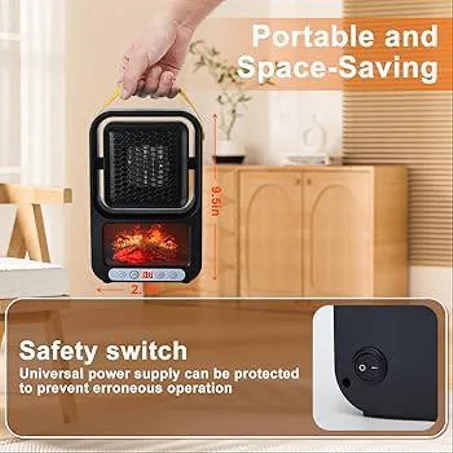 سخان محمول تدفأة سريعة مع جهاز تحكم عن بعد