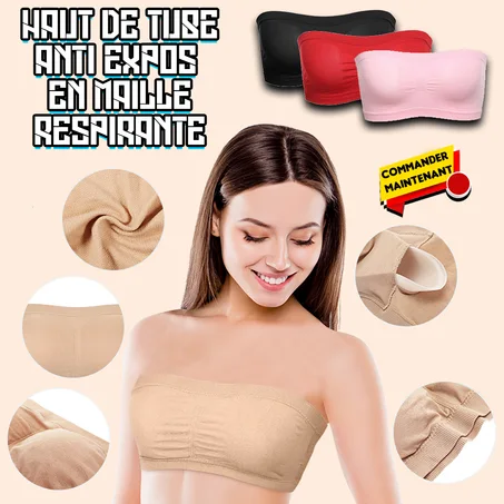 Haut de tube anti-exposé en maille respirante