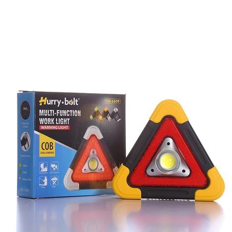 مثلث الطوارئ متعدد الاستعمالات 3×1 مع ضوء تحذيري قوي