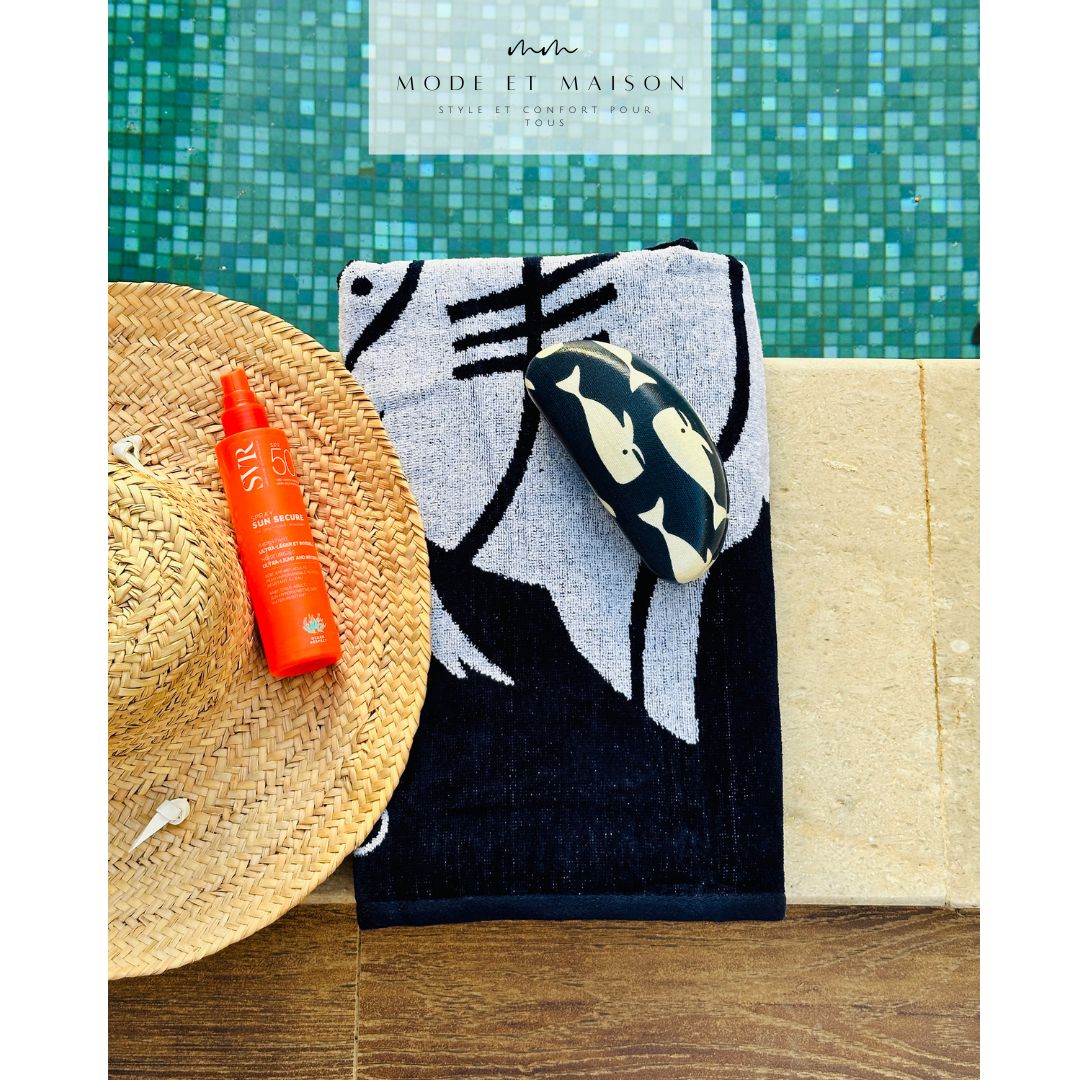 Serviette de plage "Océan Bleu"