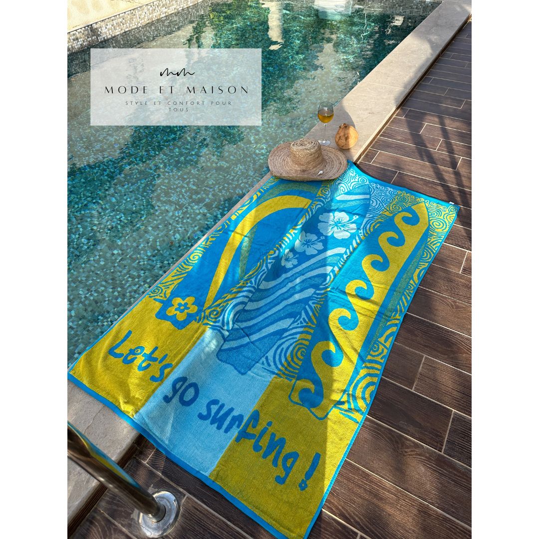Serviette de plage  "Let