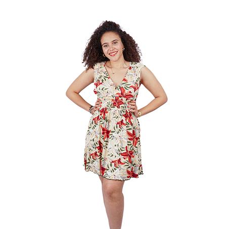 Robe mi-longue sans manche