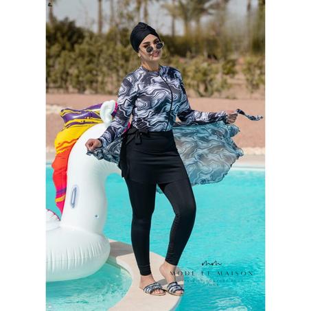 Burkini nuit minérale