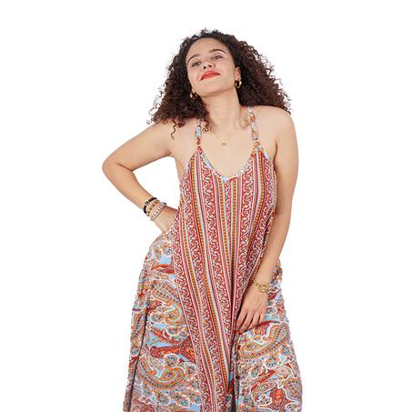 Robe été longue sans manches