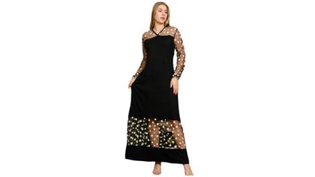 Robe noire longue
