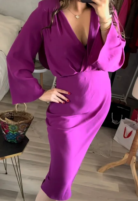 Robe mauve