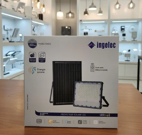 Projecteur solaire ingelec   بروجكتور الطاقة الشمسية أنجيليك ⭐️⭐️⭐️⭐️⭐️