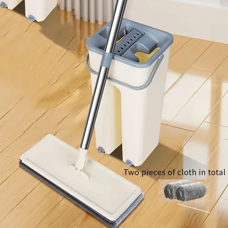 مجموعة أدوات تنظيف الممسحة والدلو