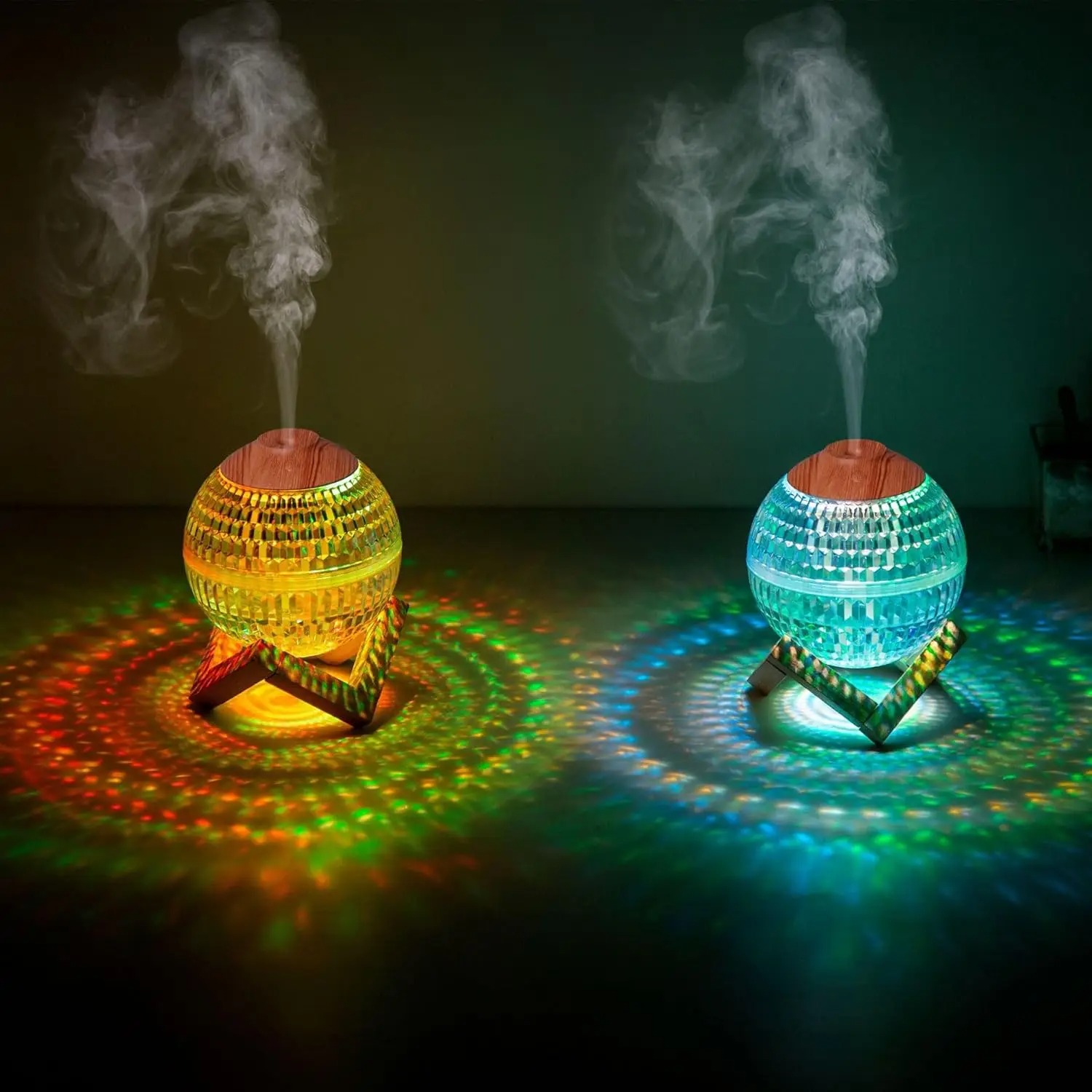 مرطب للهواء ومصباح بلوري . Aroma Lamp