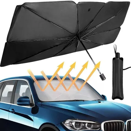 Pare-soleil pour fenêtre avant de voiture, accessoires de Protection pour pare-brise intérieur, parapluie de Protection UV