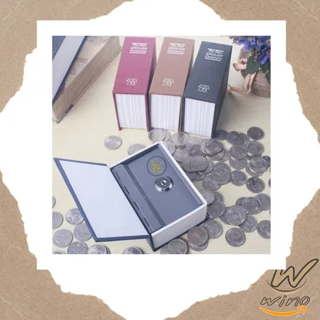 Mini coffre-fort en forme de dictionnaire